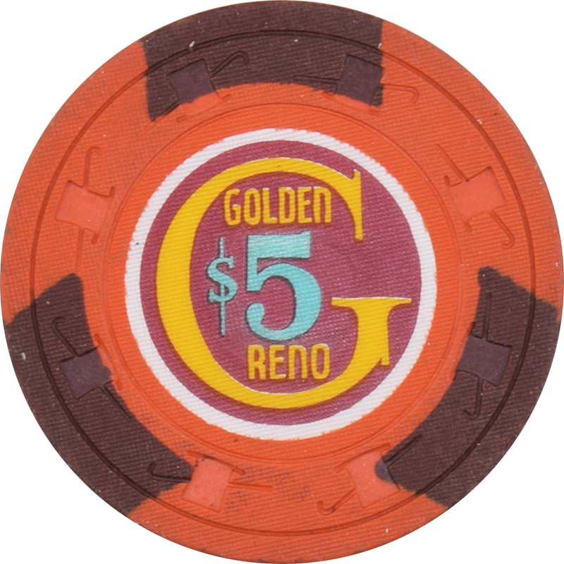 Golden (Club) Casino Reno Nevada $5 Chip 1963