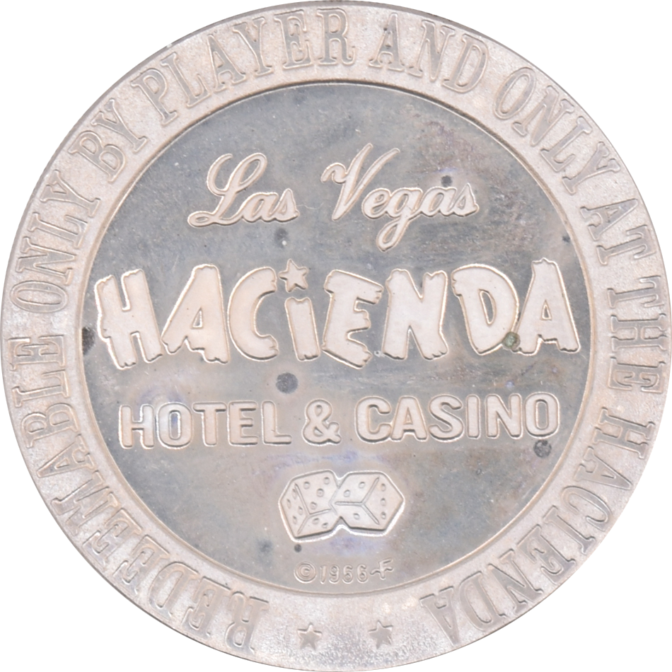 Hacienda Casino Las Vegas Nevada $1 Token 1966