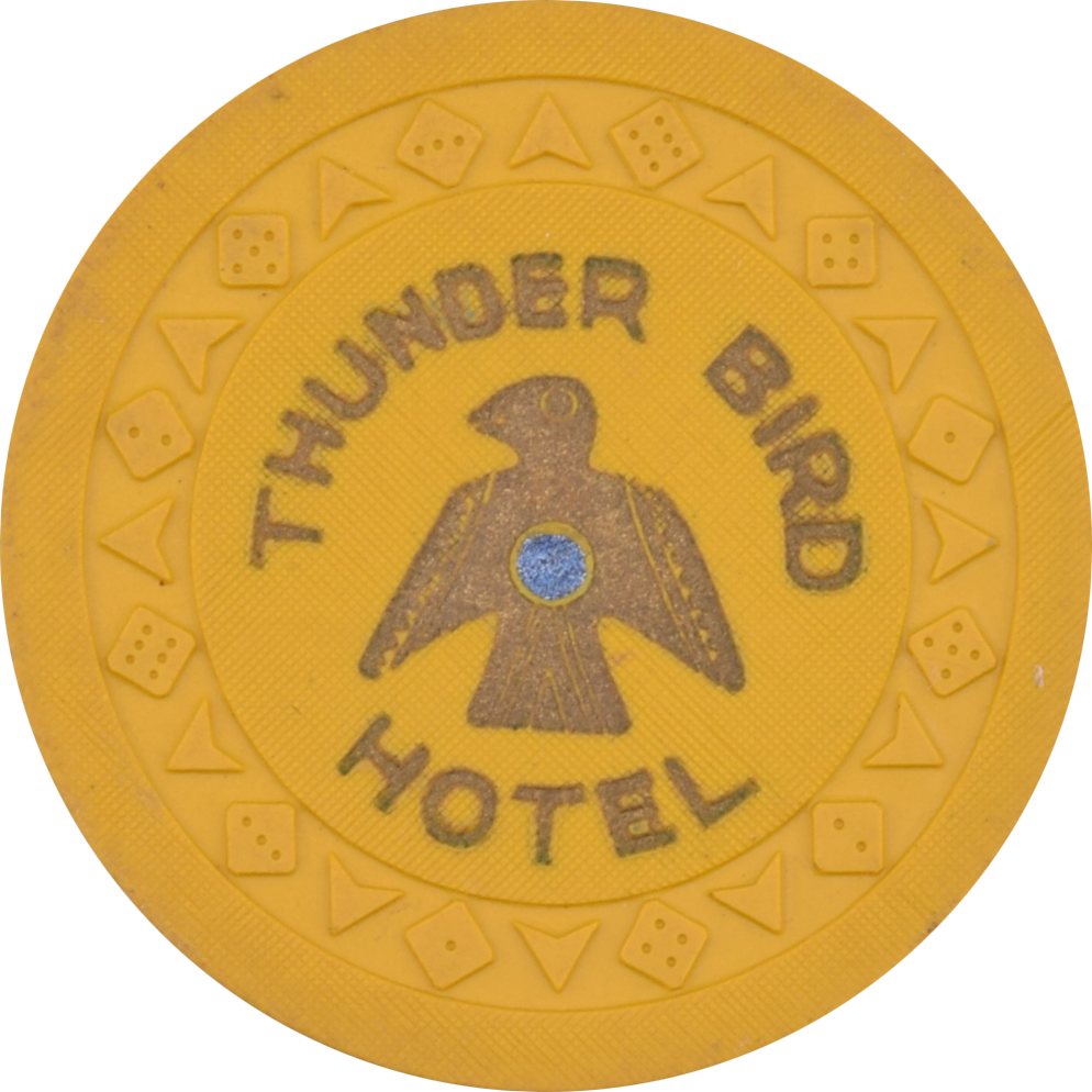 Thunderbird Casino Las Vegas Nevada $5 Chip 1953