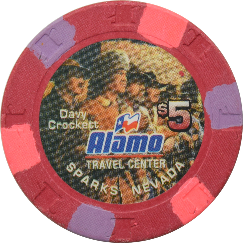 Alamo Travel Center Casino Sparks Nevada $5 Chip 1997