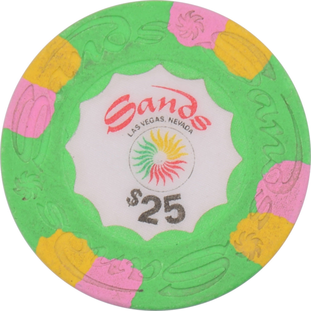 Sands Casino Las Vegas Nevada $25 Chip 1989