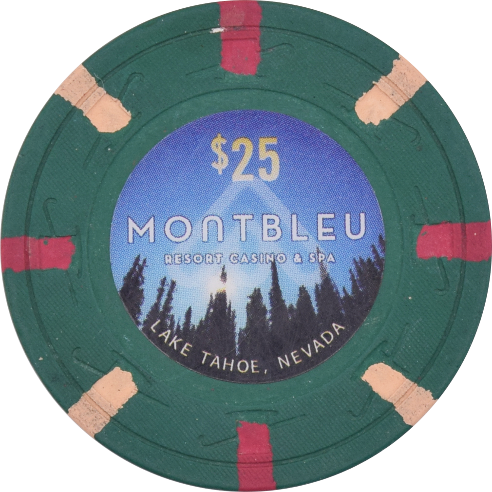Montbleu Casino Lake Tahoe Nevada $25 Chip 2006