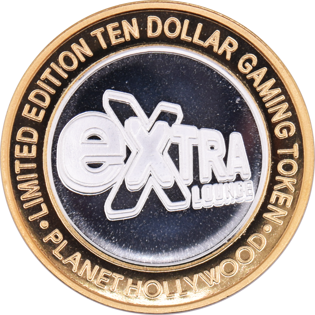 Planet Hollywood Casino Las Vegas Nevada "Extra Lounge" $10 Silver Clad Strike 2009