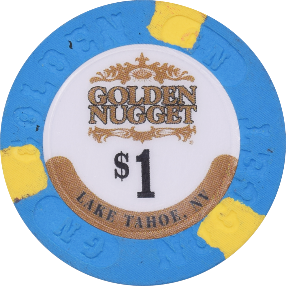 Golden Nugget Casino Las Tahoe Nevada $1 Chip 2023