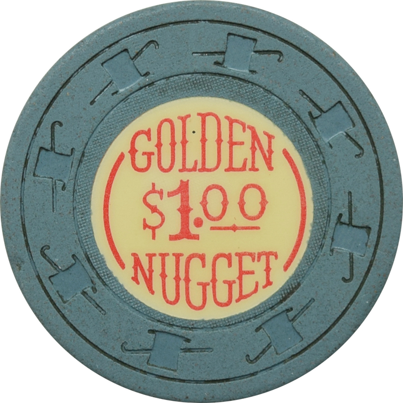 Golden Nugget Casino Las Vegas Nevada $1 Chip 1964