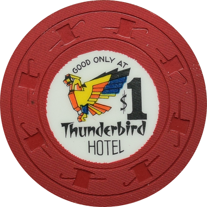 Thunderbird Casino Las Vegas Nevada $1 Bob Taylor Chip 1962
