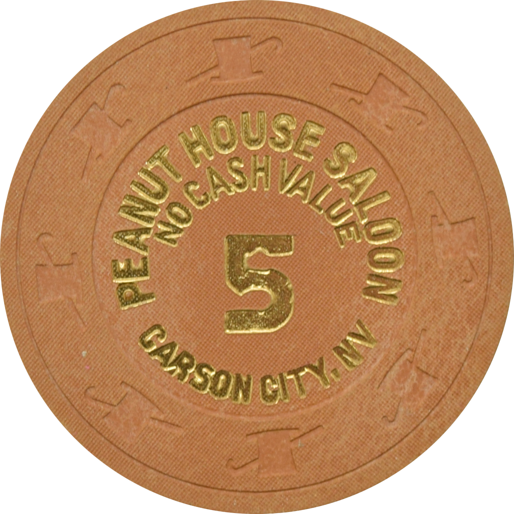 Artichoke Joe's Peanut House Saloon Casino Carson City Nevada 10 NCV Chip 1980