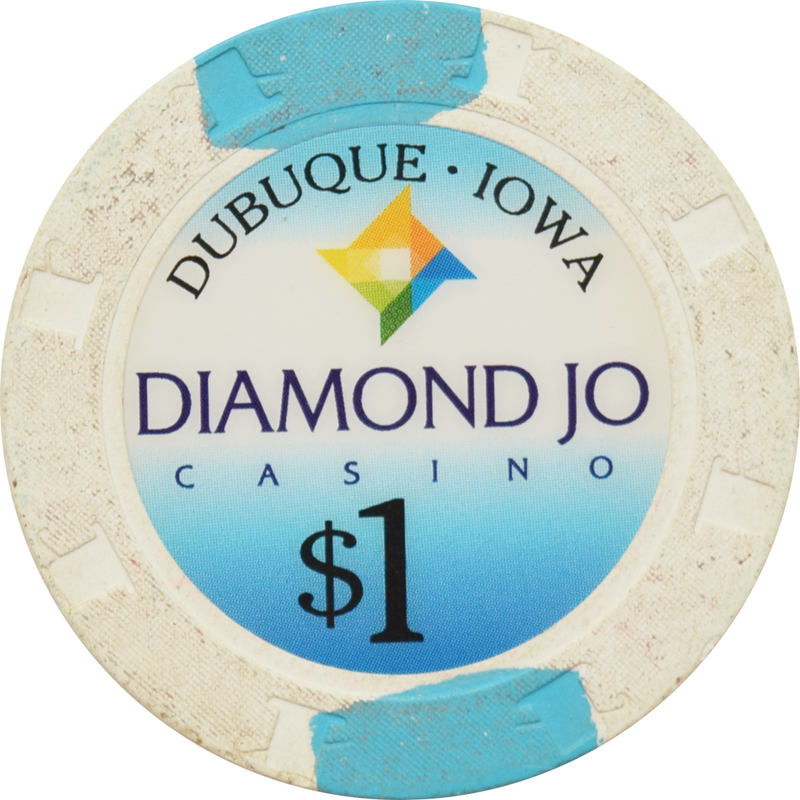 Diamond Jo Casino Dubuque Iowa $1 Chip