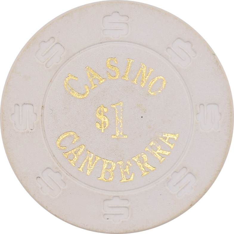 Casino Canberra Canberra ACT Australia $1 $ Mold Chip