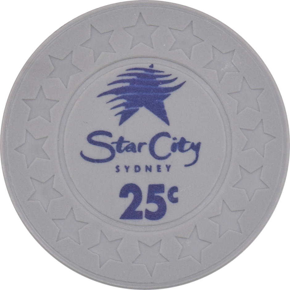 Star City Sydney Casino Pyrmont NSW Australia 25 Cent Chip