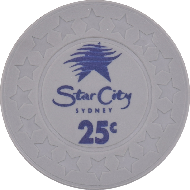 Star City Sydney Casino Pyrmont NSW Australia 25 Cent Chip