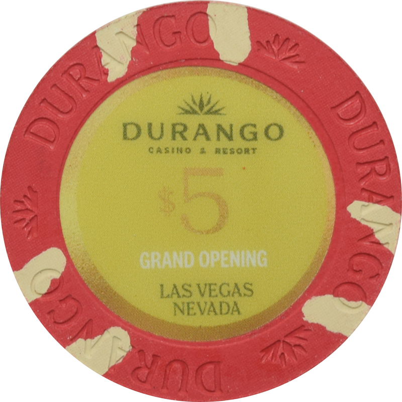Durango Casino & Resort Las Vegas Nevada $5 Grand Opening Chip 2023