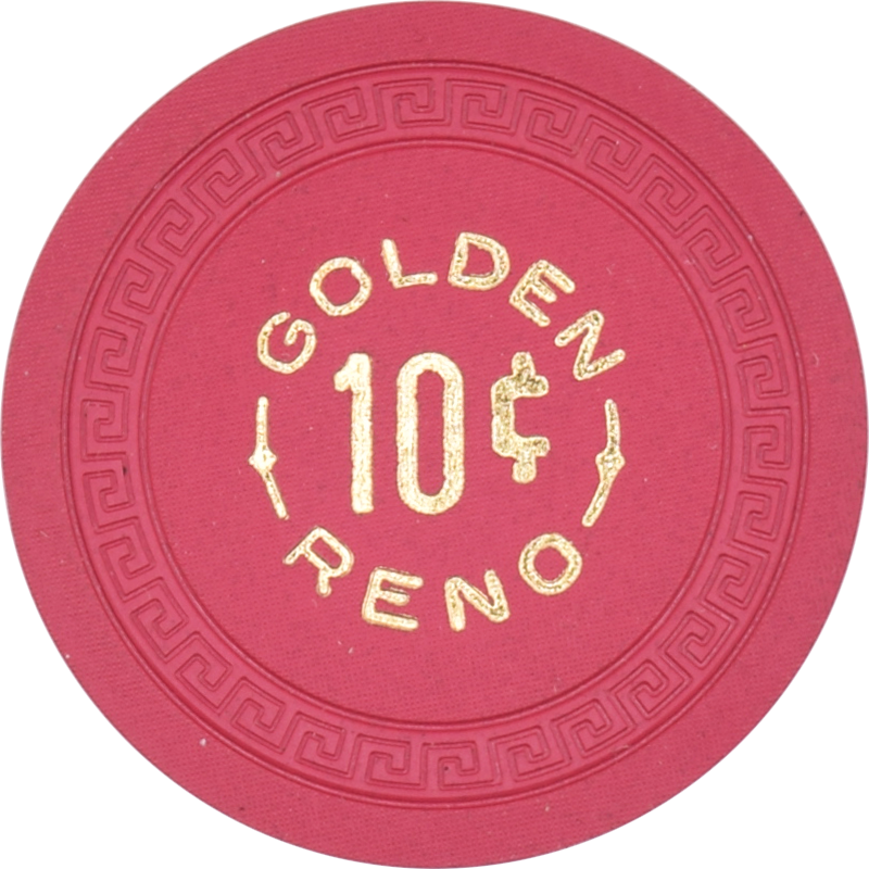 Golden (Club) Casino Reno Nevada 10 Cent Chip 1955