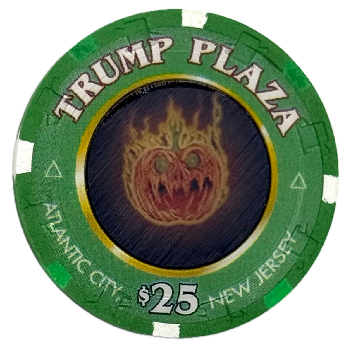 Trump Plaza Casino $25 Chip Atlantic City NJ Halloween 2004