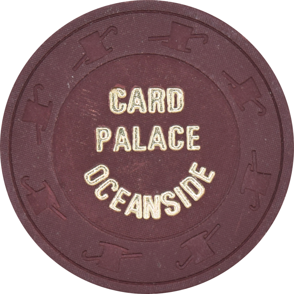 Card Palace Casino Oceanside California 25 Cent Chip