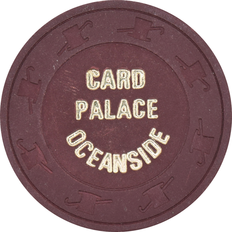Card Palace Casino Oceanside California 25 Cent Chip