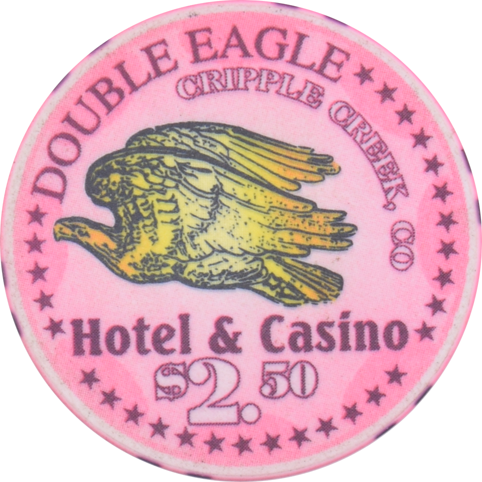 Double Eagle Hotel & Casino Cripple Creek Colorado $2.50 Chip