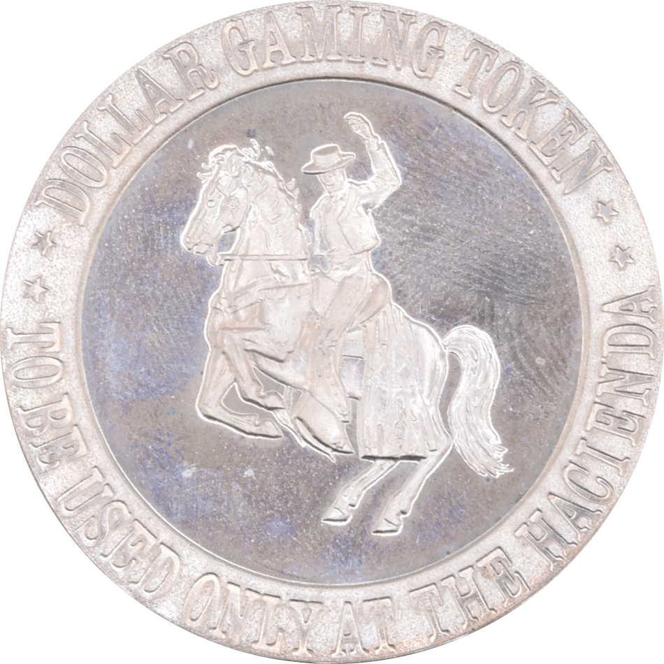 Hacienda Casino Las Vegas Nevada $1 Token 1966