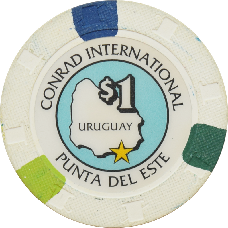 Conrad International Casino Punta del Este Uruguay $1 Chip
