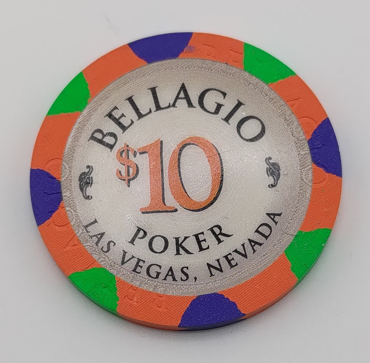 Bellagio Casino Las Vegas Nevada $10 Chip 1998