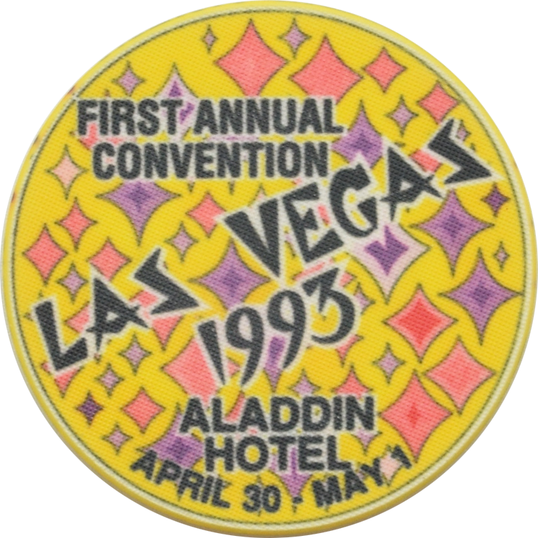 Aladdin Casino Las Vegas Nevada 1st Annual CCGTCC Convention Chip 1993
