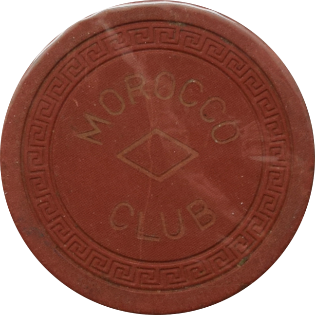 Morocco Club Casino Habana Cuba Red Diamond Roulette Chip