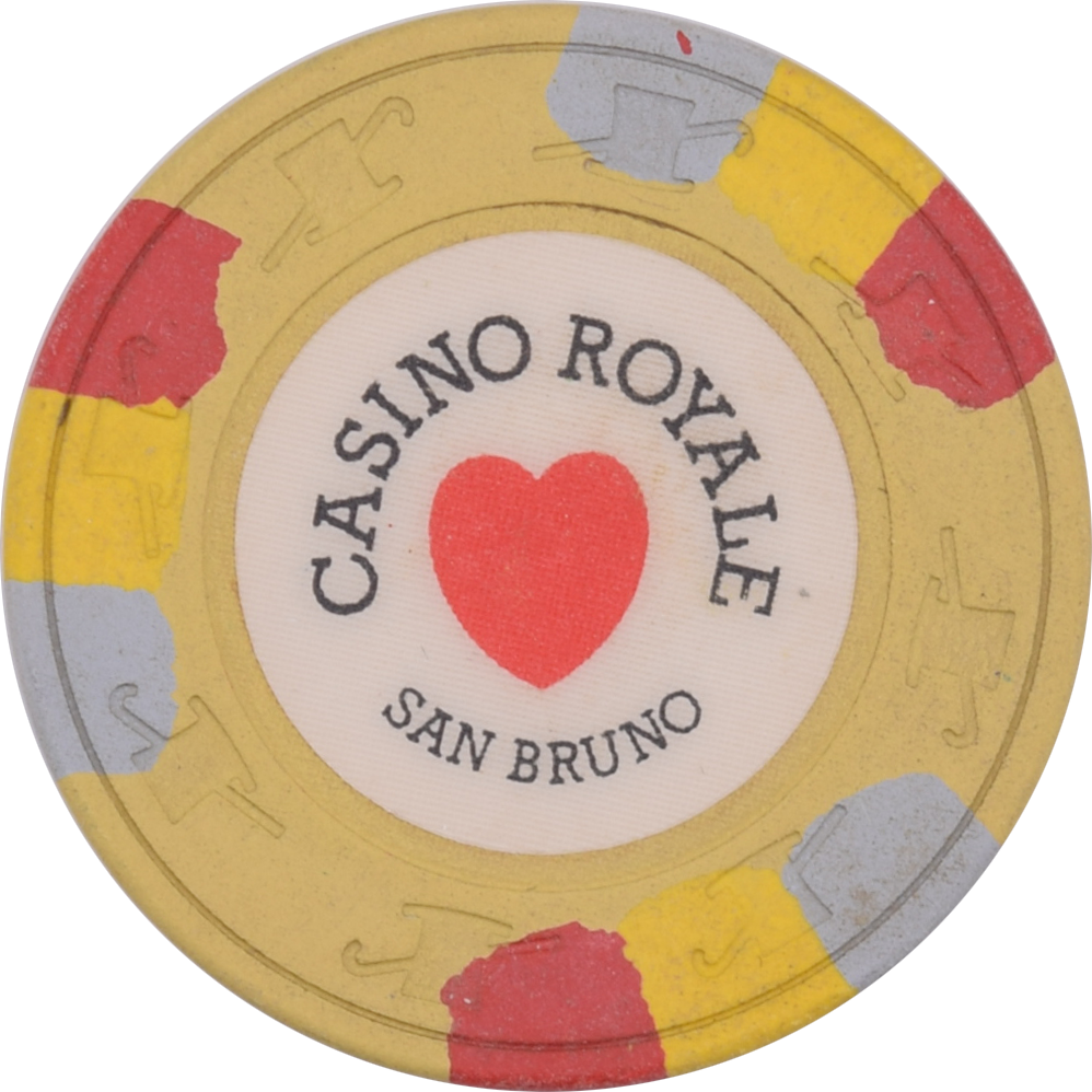 Ric's Casino Royale Card Room San Bruno California $1 Chip