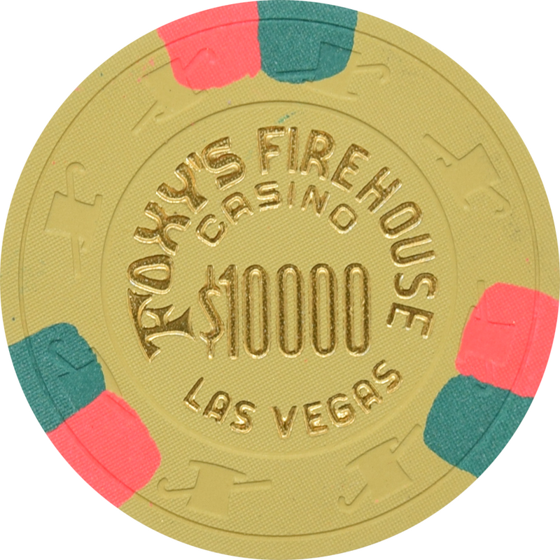 Foxy's Firehouse Casino Las Vegas Nevada $10000 Chip 1995