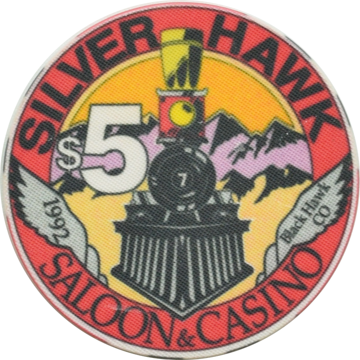 Silver Hawk Casino Black Hawk Colorado $5 Chip
