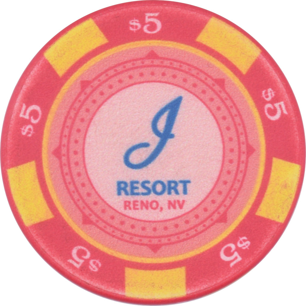 J Resort Casino Reno Nevada $5 Chip 2023