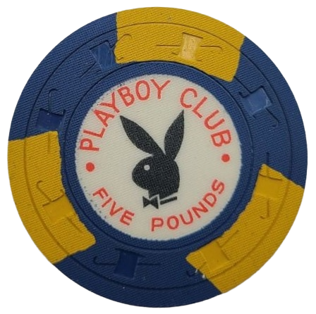 Playboy Club Casino London England £5 Pounds Chip
