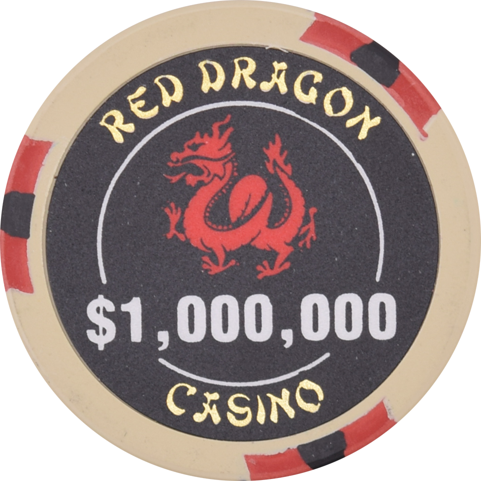 Red Dragon Casino Las Vegas Nevada $1,000,000 Chip 2000