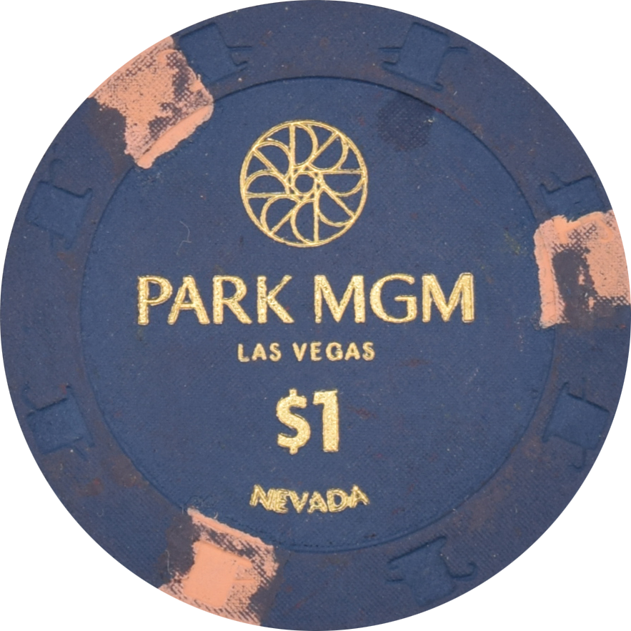 Park MGM Casino Las Vegas Nevada $1 Chip 2023