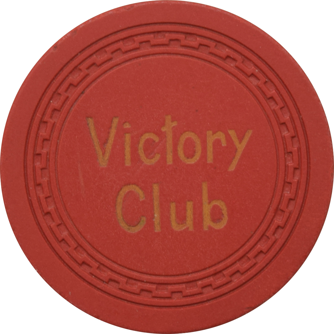 Victory Club Casino Pittman Nevada Red Roulette Chip 1952