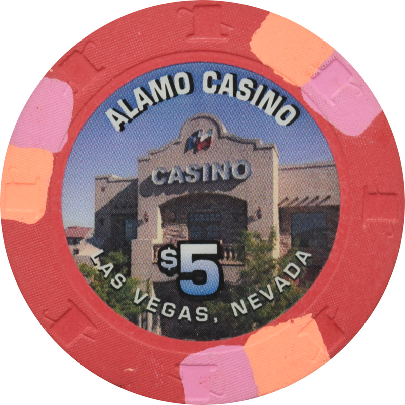Alamo Casino Las Vegas Nevada $5 Chip 2011