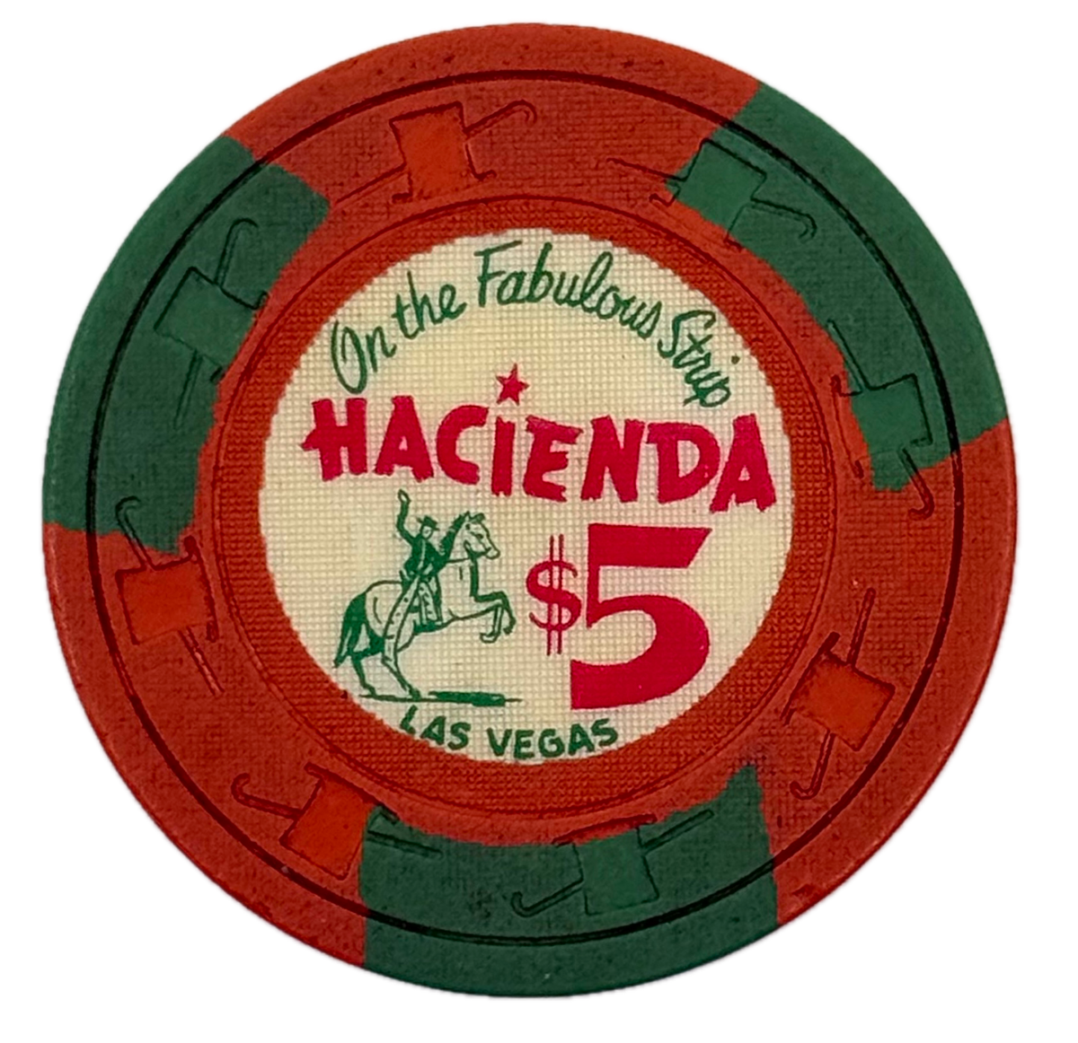 Hacienda Casino Las Vegas NV $5 Chip 1974