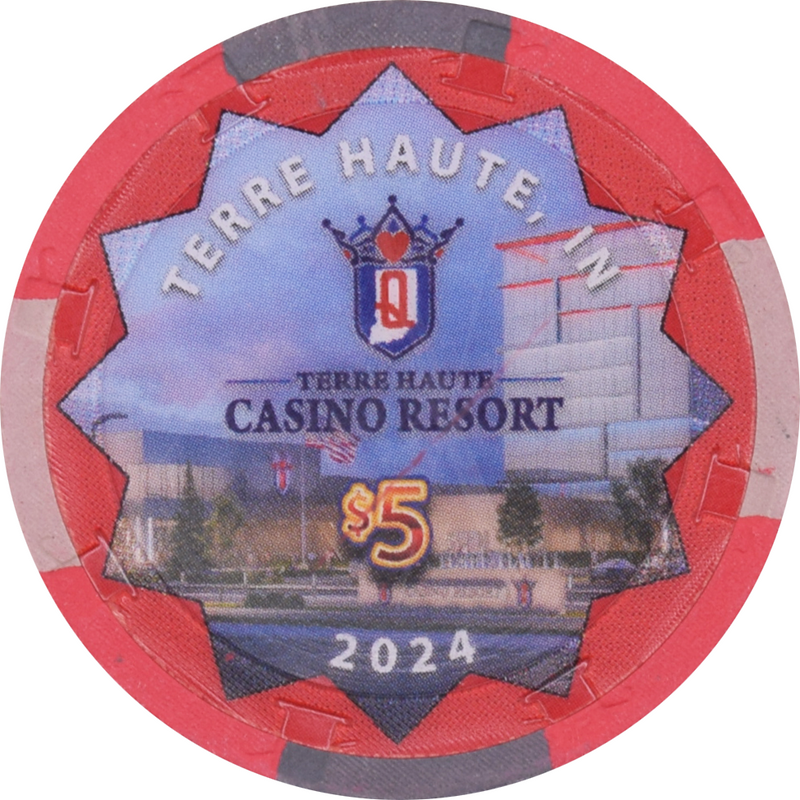 Terre Haute Casino Terre Haute Indiana $5 Grand Opening Chip