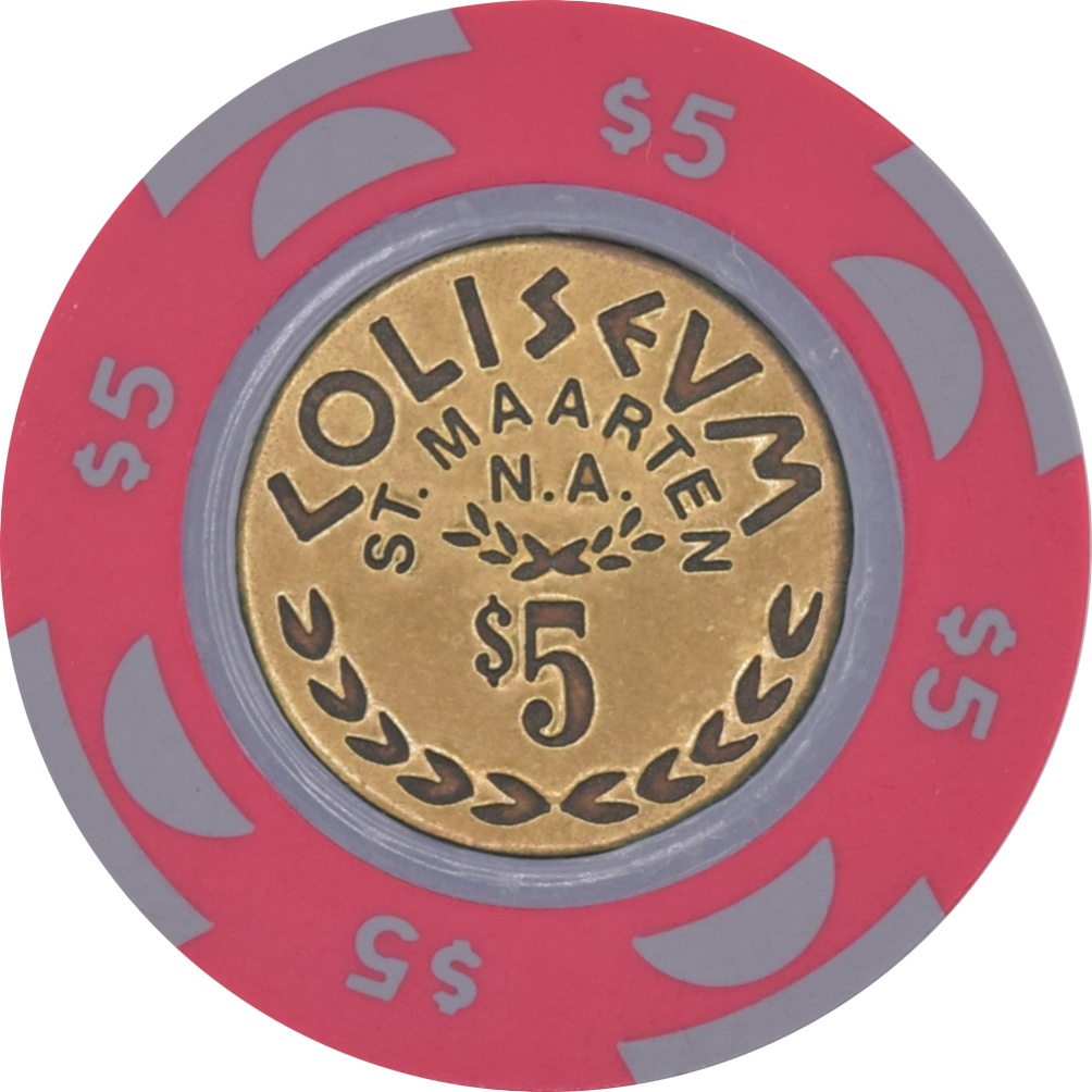 Coliseum Casino Philipsburg St. Maarten $5 Chip