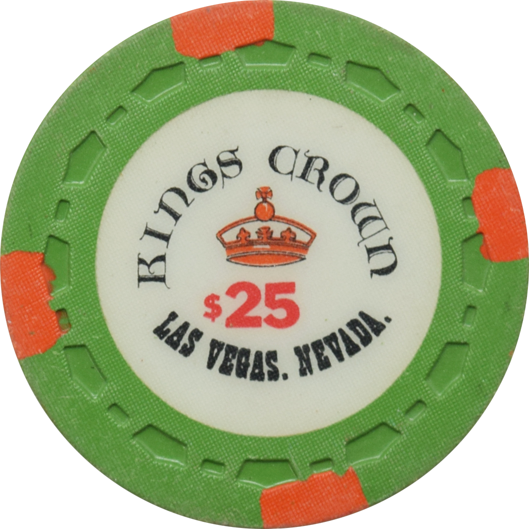 Kings Crown Casino Las Vegas Nevada $25 Chip 1980s