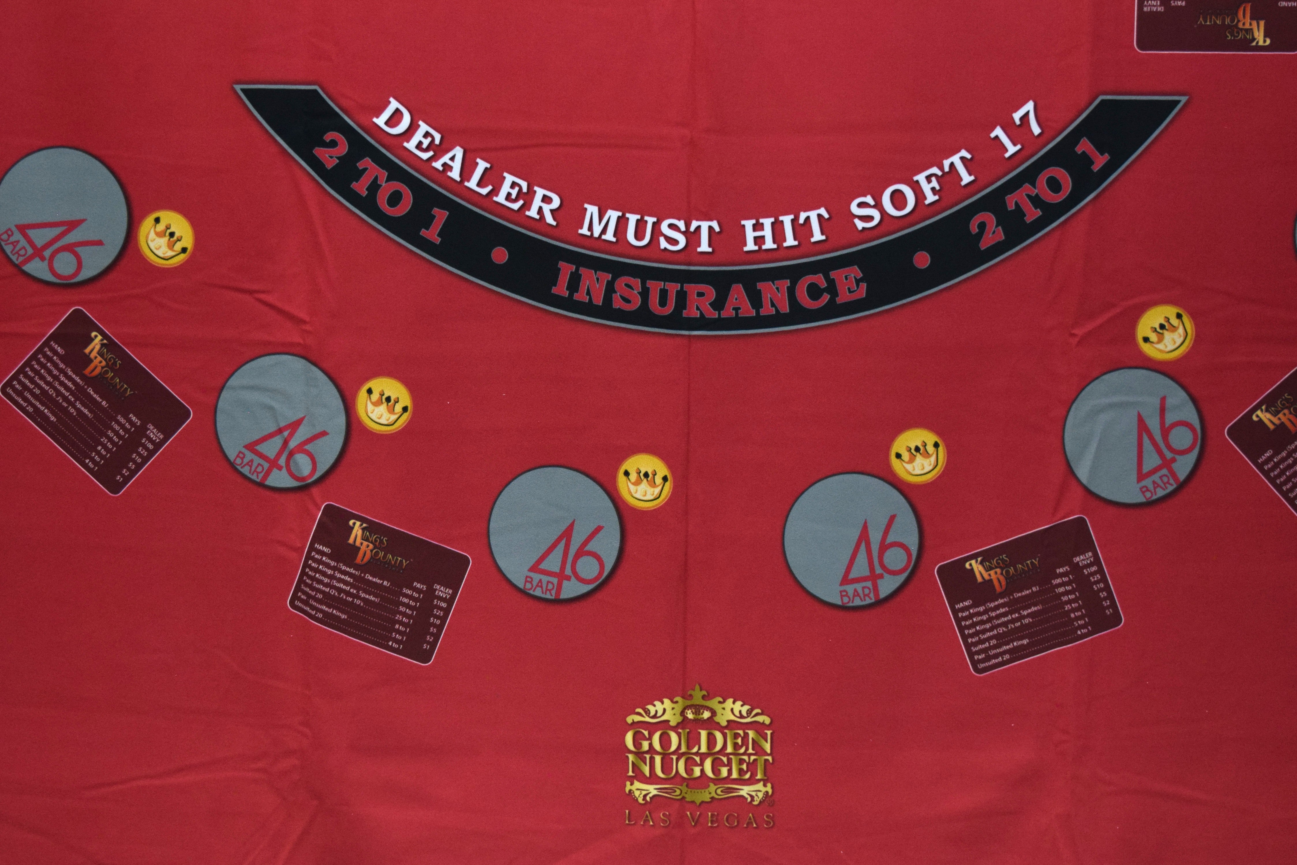 Golden Nugget Casino Las Vegas Nevada Kings Bounty Blackjack Layout