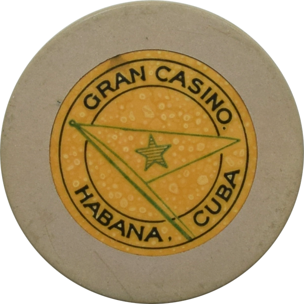 Gran Casino (de la Playa de Marianao) Habana Cuba Grey Chip