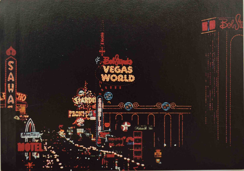Vegas World Casino Set of 8 Different Postcards