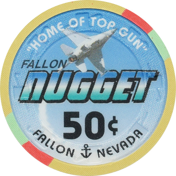 Fallon Nugget Casino Fallon Nevada 50 Cent Chip 1997