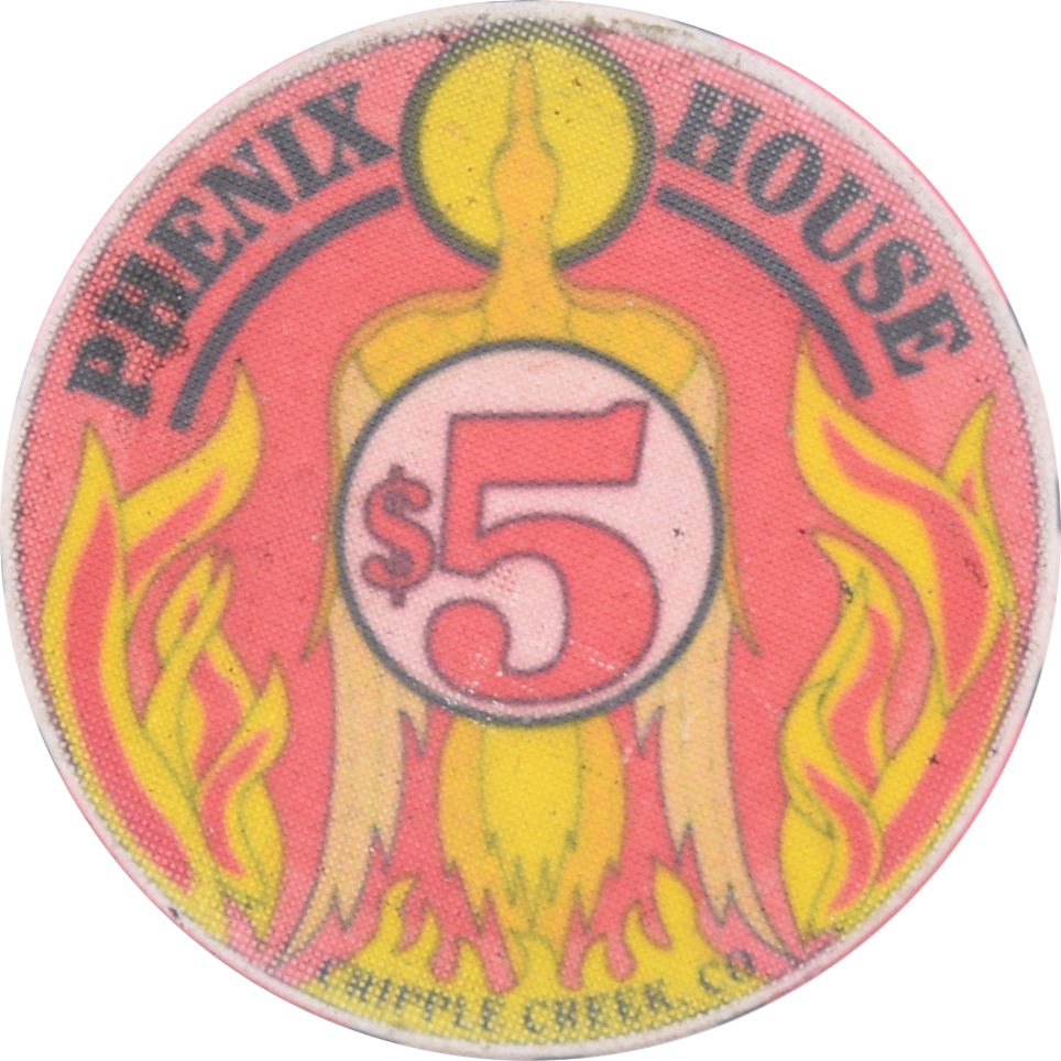 Phenix House Casino Cripple Creek Colorado $5 Chip 1991