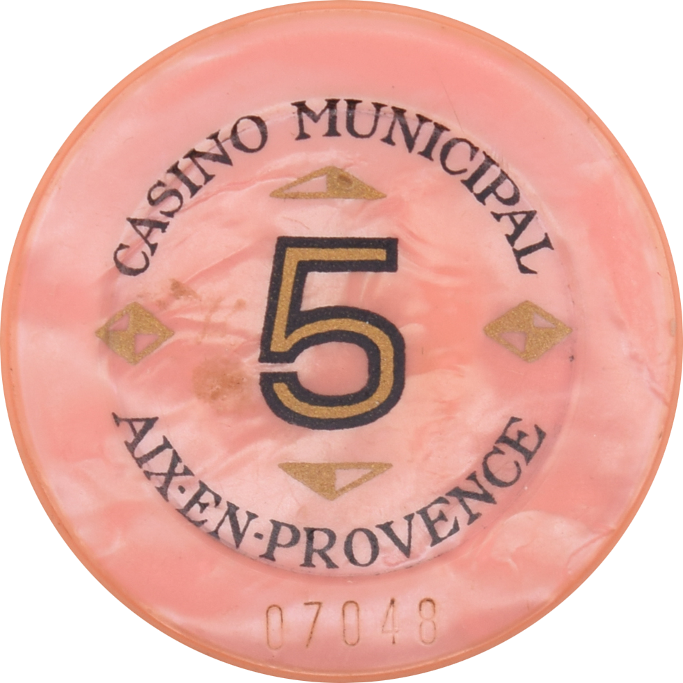 Casino Municipal Aix en Provence France 5FRF 40mm Jeton
