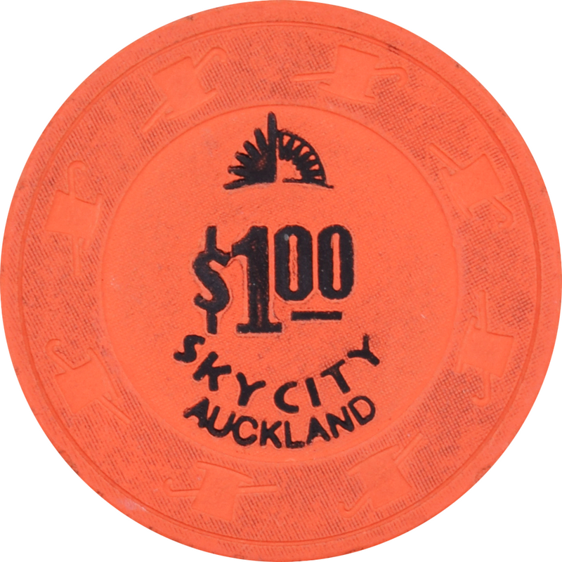 Sky City Auckland New Zealand $1 Chip