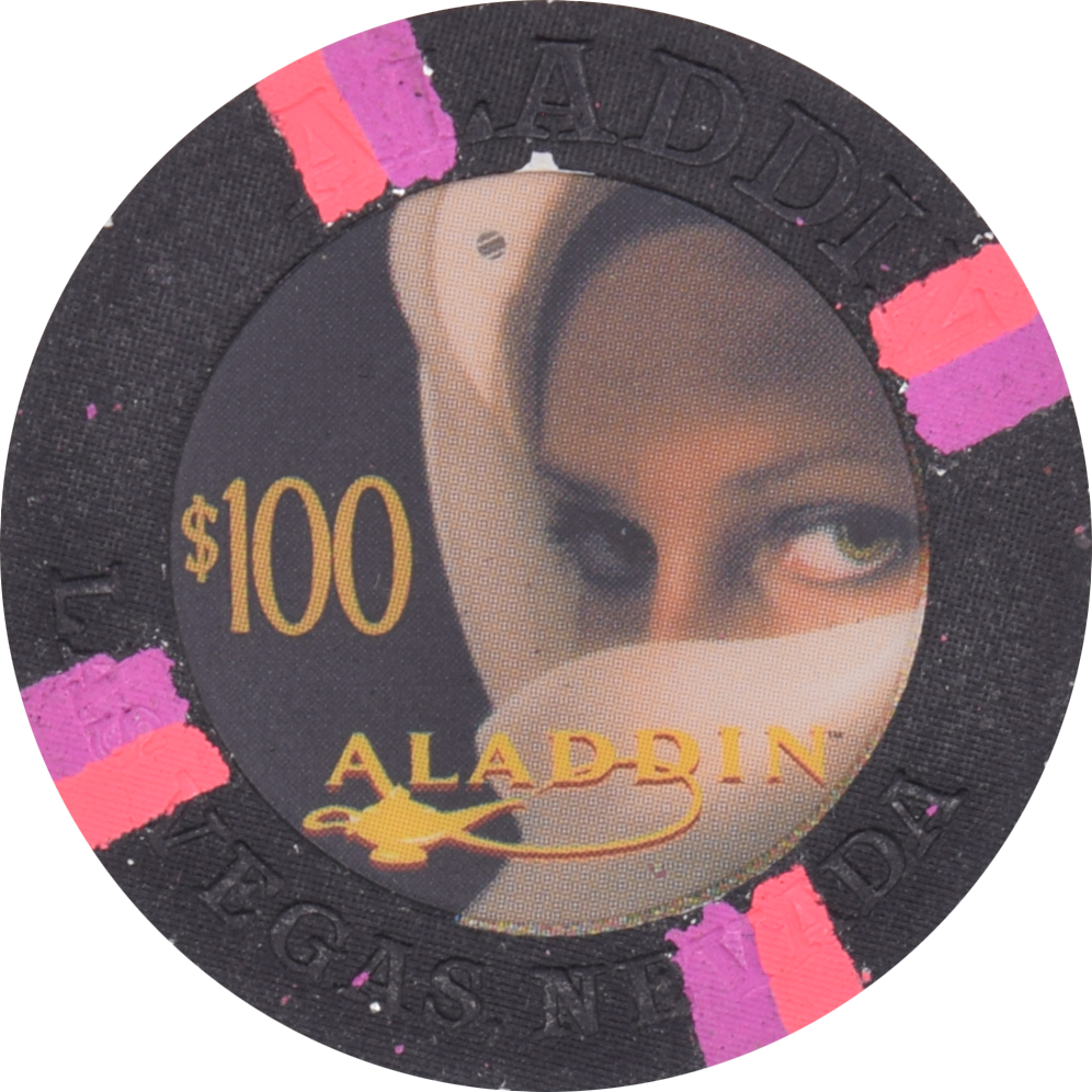 Aladdin Resort & Casino Las Vegas Nevada $100 Chip 2000