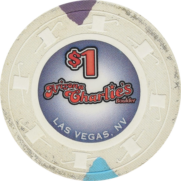 Arizona Charlie's Boulder Casino Las Vegas Nevada $1 Chip 2013