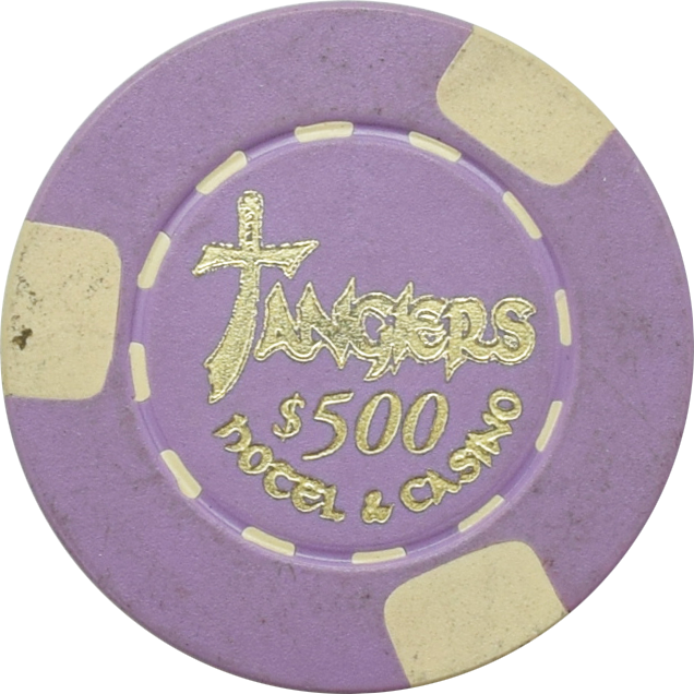 Tangiers Casino Movie Prop $500 Purple Chip 1995