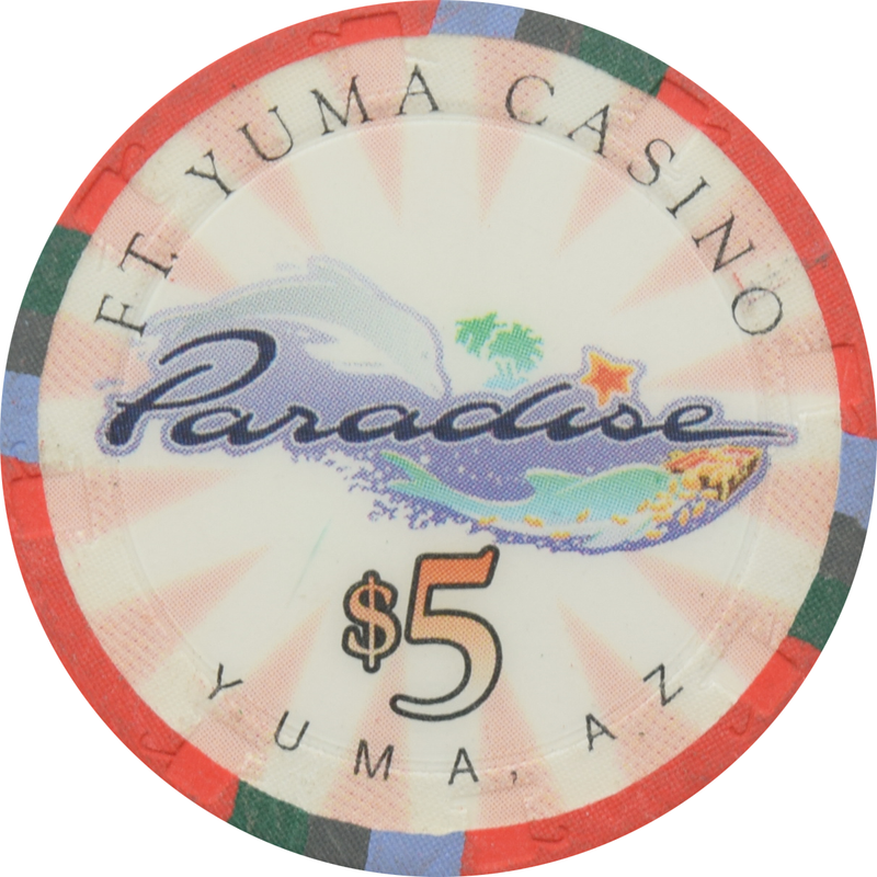 Paradise Casino Yuma Arizona $5 Chip